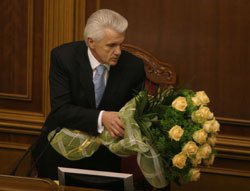  Владимир Литвин, спикер Верховной Рады Украины, лидер Народной партии
