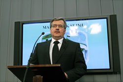 Бронислав Коморовский, исполняющий обязанности президента Польши, спикер польского Сейма