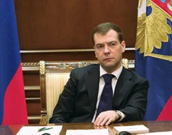 Дмитрий  Медведев, президент РФ
