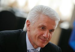 Владимир Литвин, спикер Верховной рады Украины 
