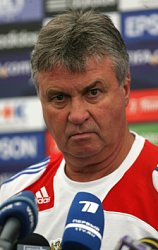 Гус Хиддинк, главный тренер сборной России по футболу