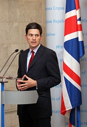 Дэвид Милибэнд, министр иностранных дел Великобритании