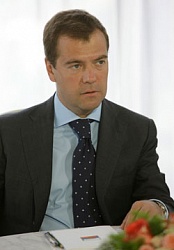 Дмитрий Медведев, президент РФ 