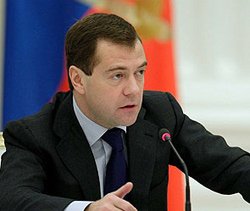 Дмитрий Медведев, президент РФ
