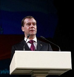 Дмитрий Медведев, президент РФ