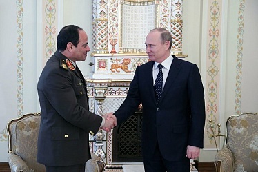 Владимир Путин отправляется в Египет 