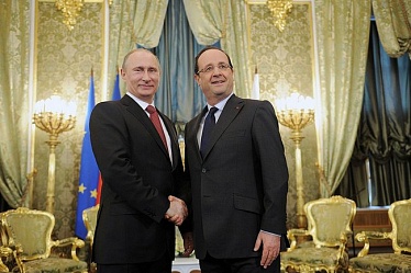 Путин и Олланд встретились тет-а-тет