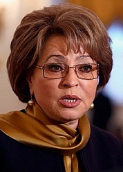 Валентина Матвиенко, бывший губернатор Санкт-Петербурга, председатель СФ РФ